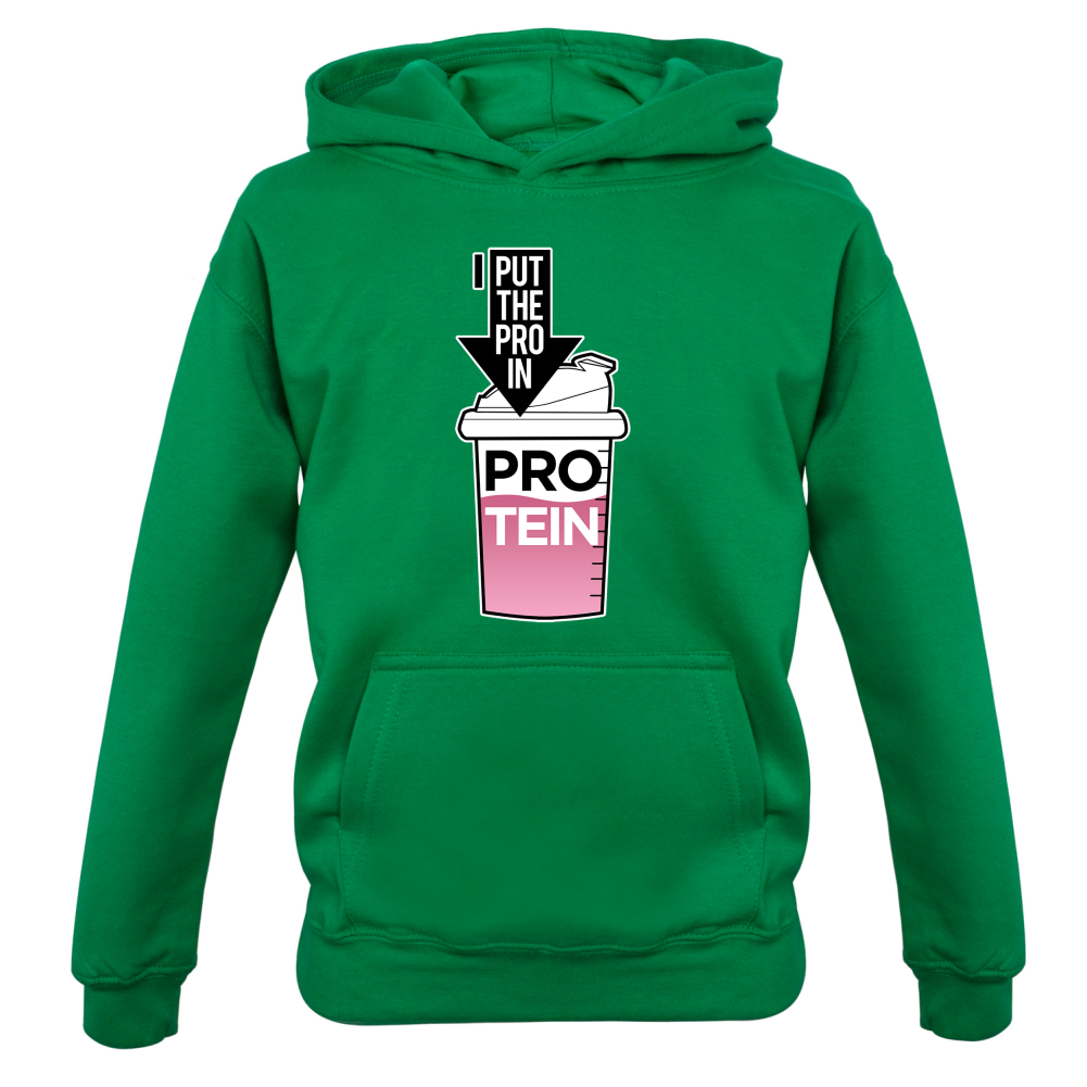 I Put Pro In Protein Kids T Shirt