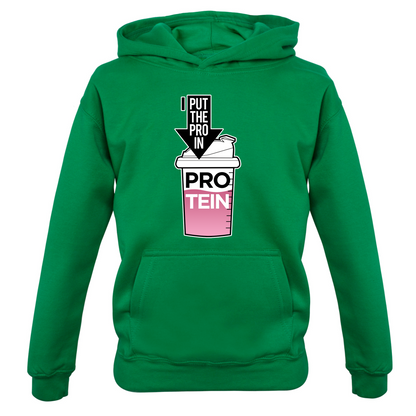 I Put Pro In Protein Kids T Shirt