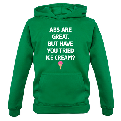 Abs Are Great, Ice Cream  Kids T Shirt