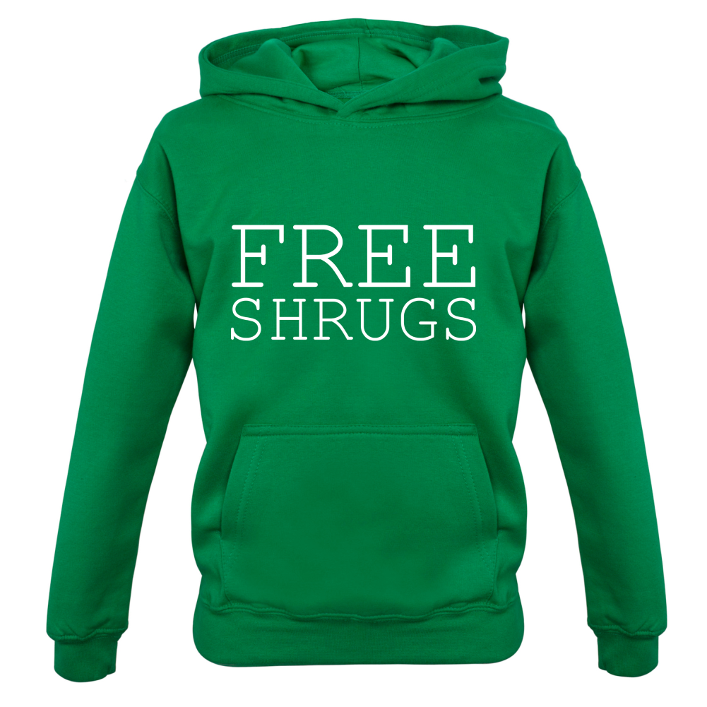 Free Shrugs Kids T Shirt
