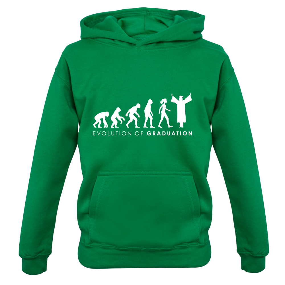 Evolution Of Woman Graduation Kids T Shirt