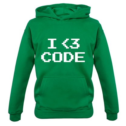 I Heart Code Kids T Shirt
