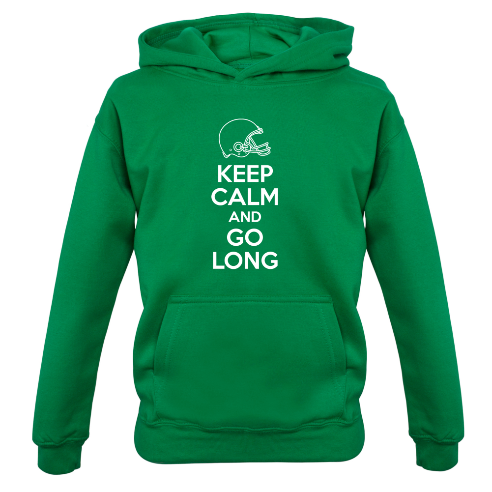 Keep Calm And Go Long Kids T Shirt