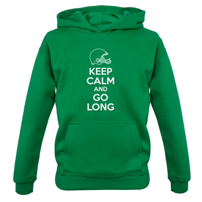 Keep Calm And Go Long Kids T Shirt