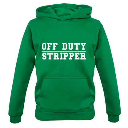 Off Duty Stripper Kids T Shirt