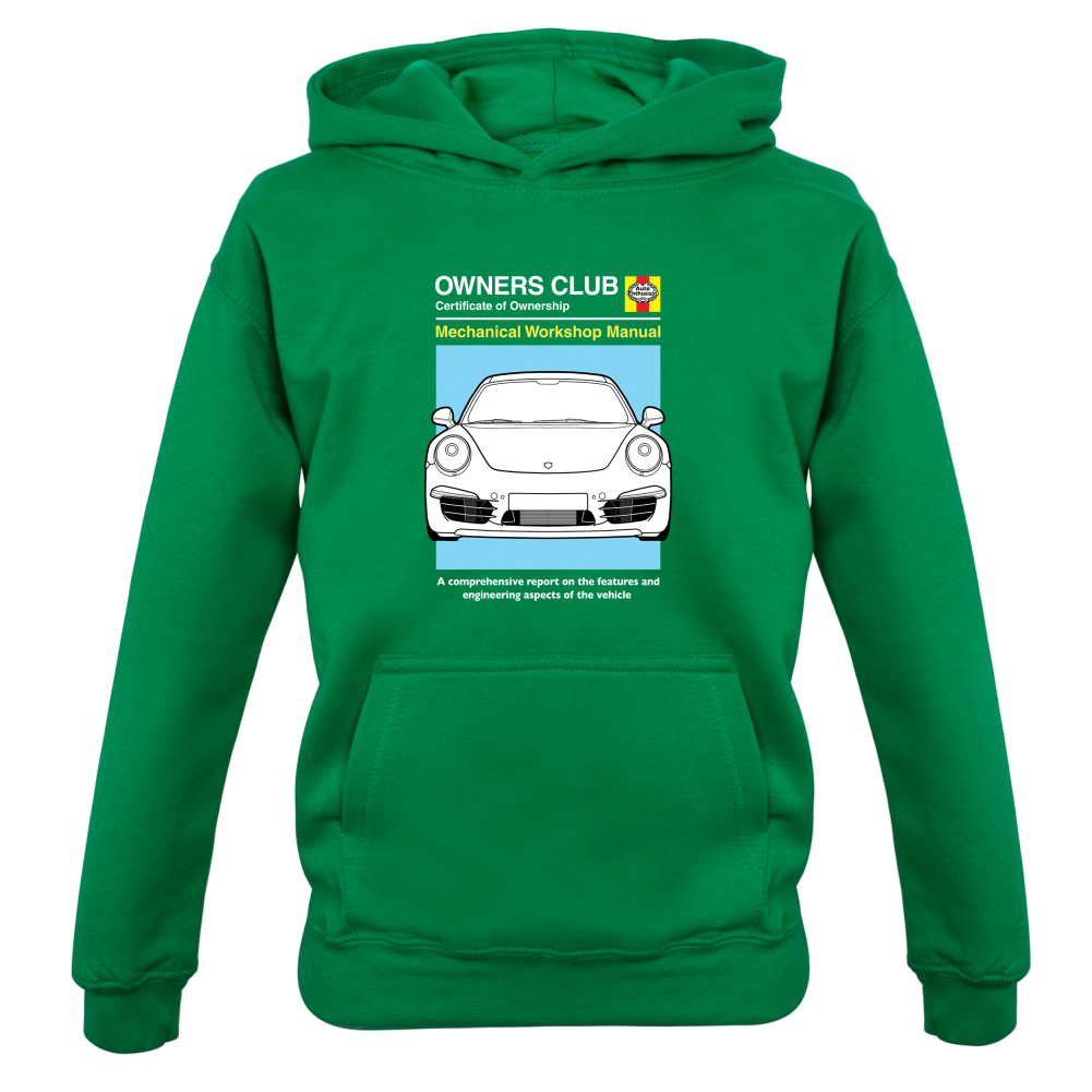 Car Owners Manual 911 Kids T Shirt