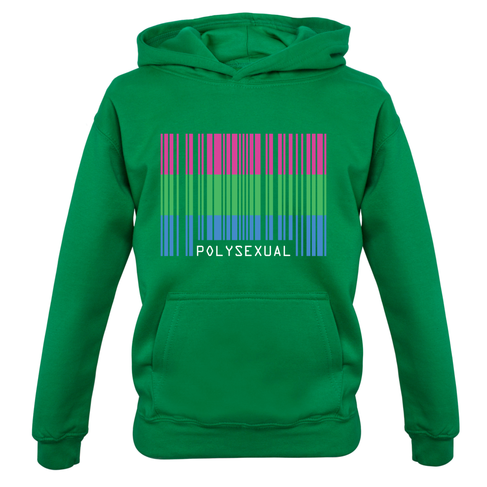 LGBT Barcode Flags - PolySexual Kids T Shirt