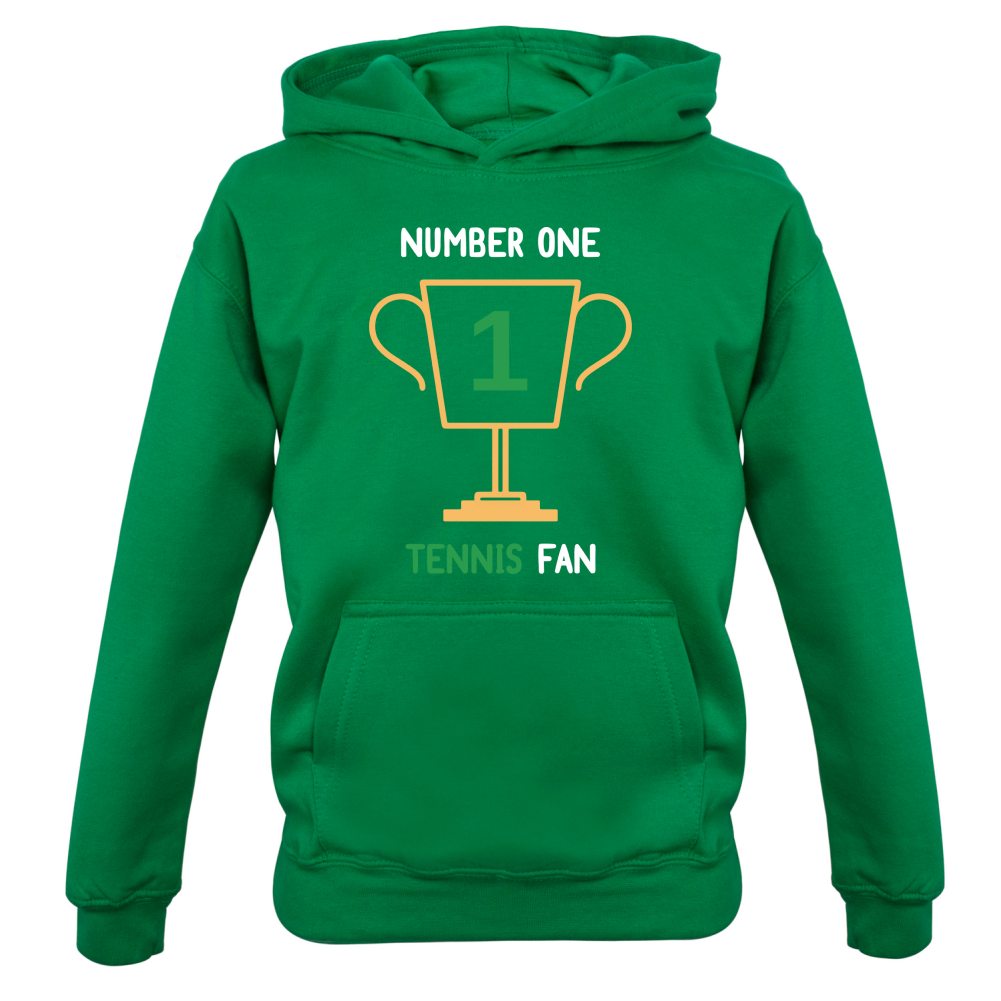 Number 1 Tennis Fan Kids T Shirt