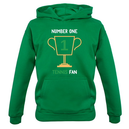 Number 1 Tennis Fan Kids T Shirt