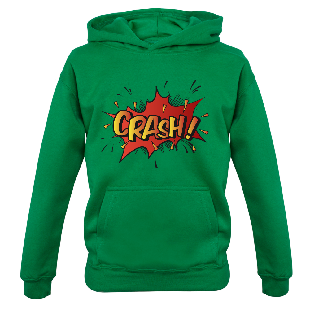 CRASH! Word Art Kids T Shirt