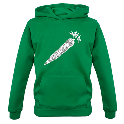 Butcher Carrot Diagram Kids T Shirt