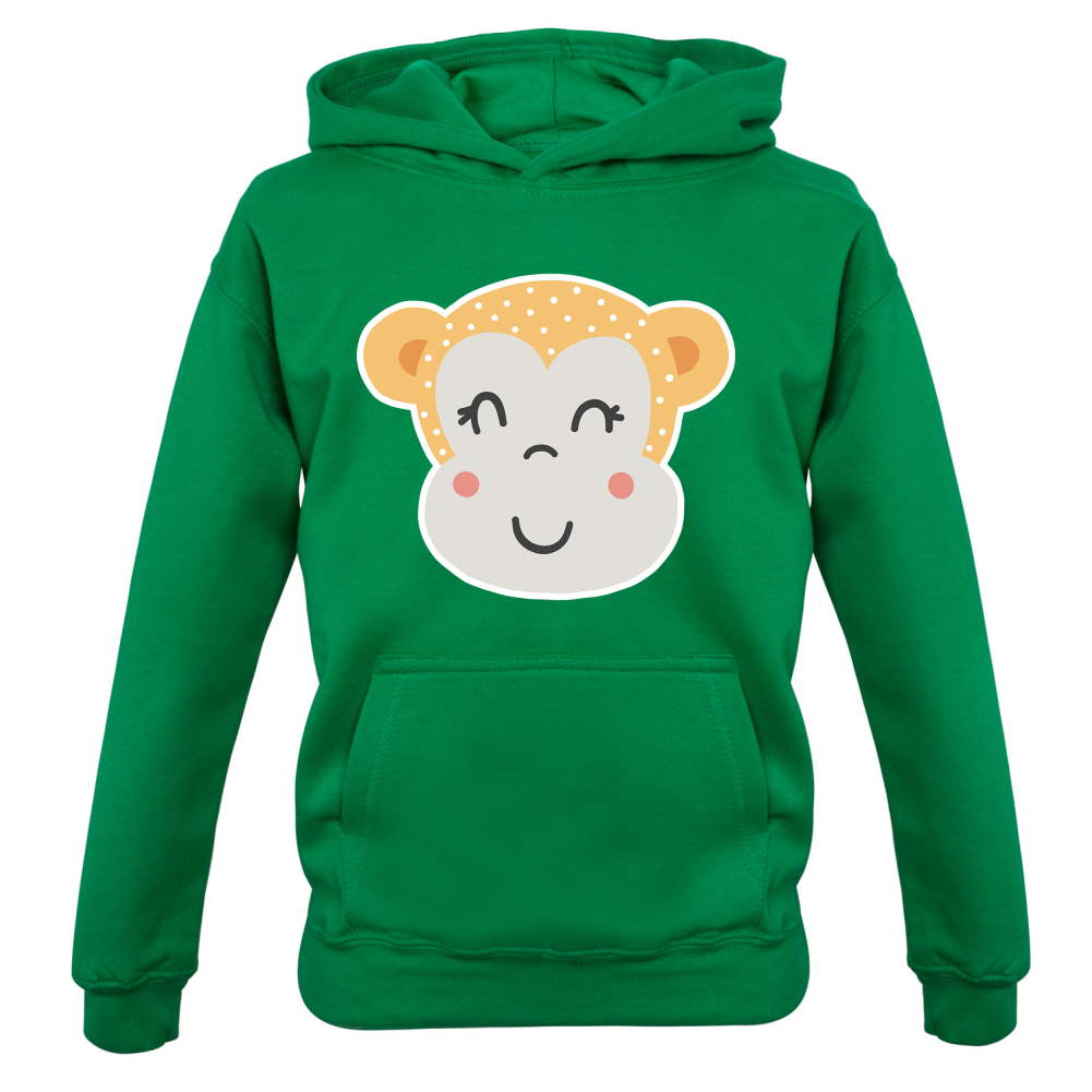 Smiley Face Monkey  Kids T Shirt
