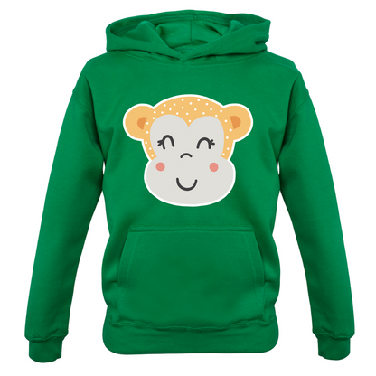 Smiley Face Monkey  Kids T Shirt