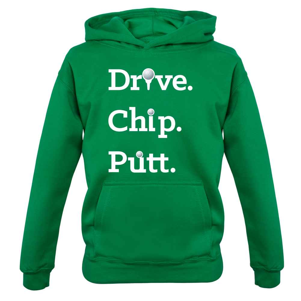 Drive Chip Putt Kids T Shirt