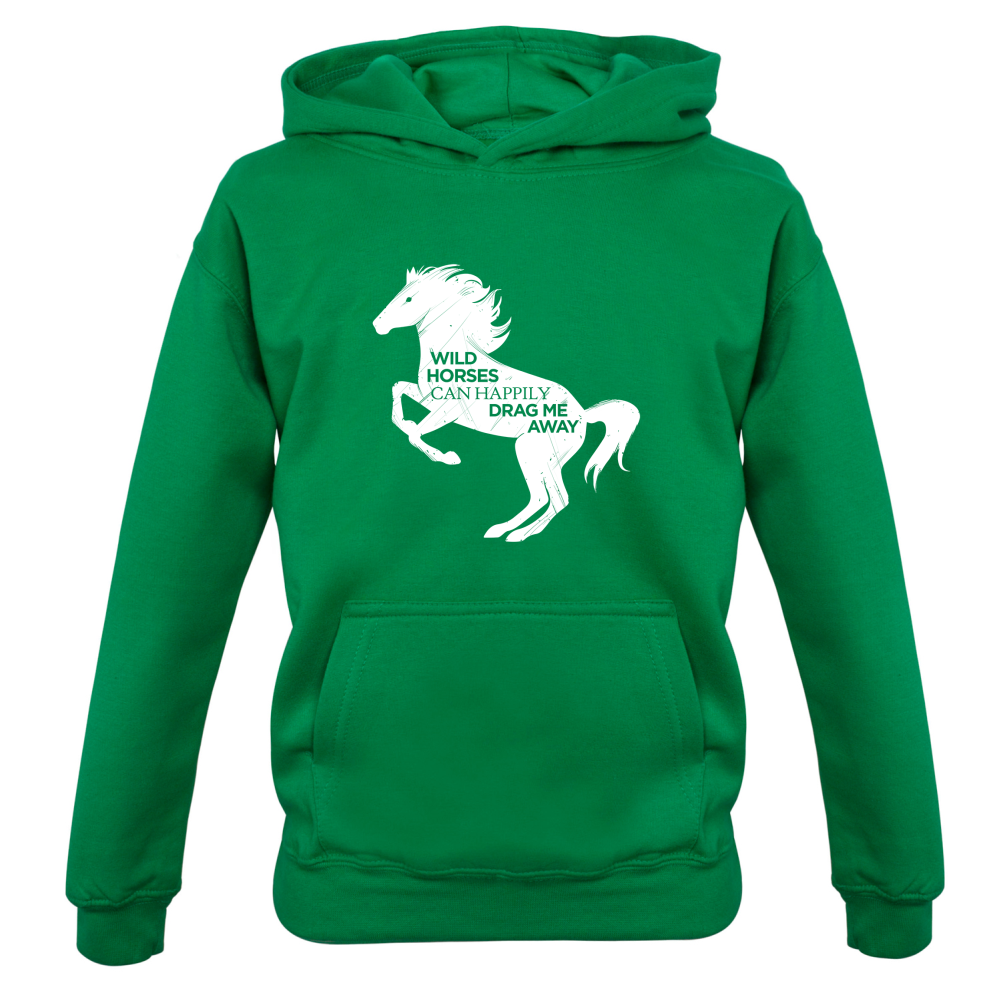 Wild Horses Can Drag Me Away Kids T Shirt