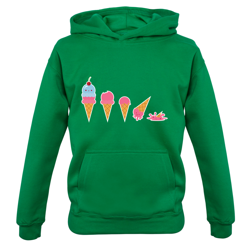 Evolution Of Ice Cream Kids T Shirt