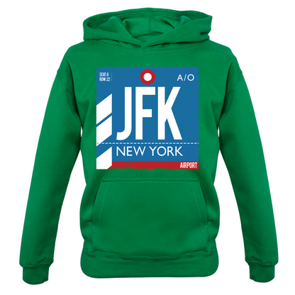 New York Airport Kids T Shirt