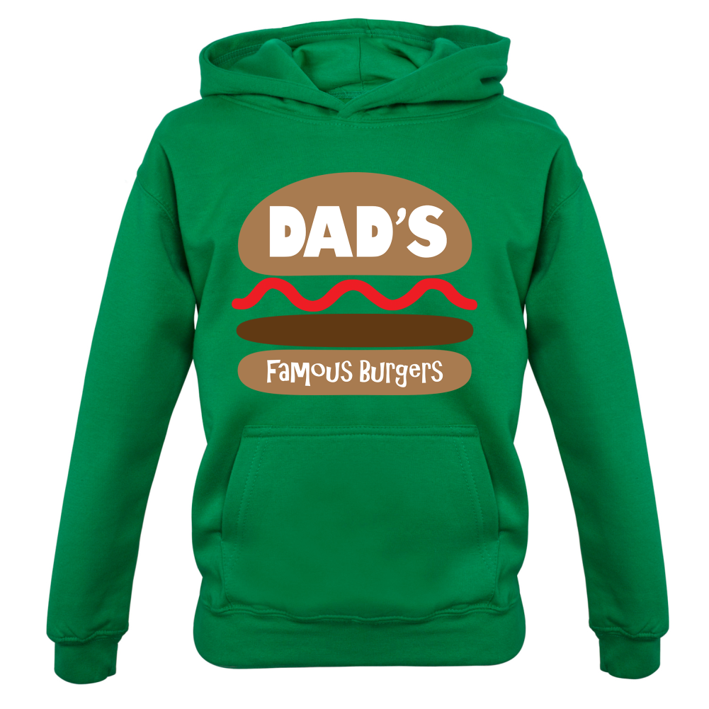 Dad's Famous Burgers Kids T Shirt