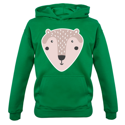 Smiley Face Mr Bear Kids T Shirt