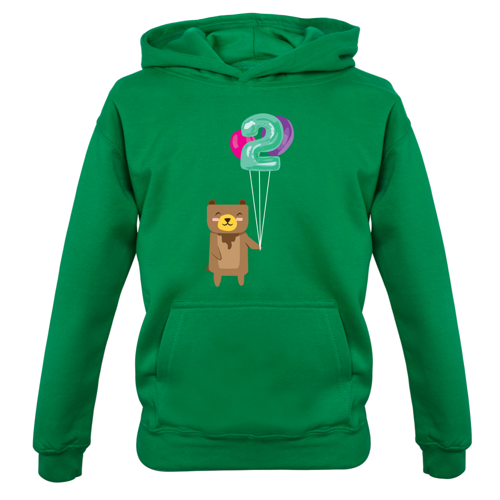 2nd Birthday Bear Kids T Shirt