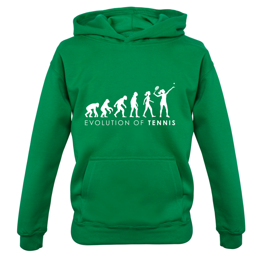 Evolution Of Woman Tennis Kids T Shirt