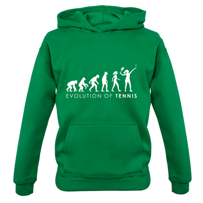 Evolution Of Woman Tennis Kids T Shirt