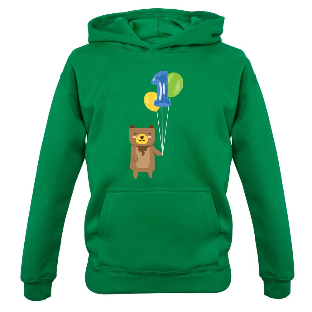 1st Birthday Bear Kids T Shirt