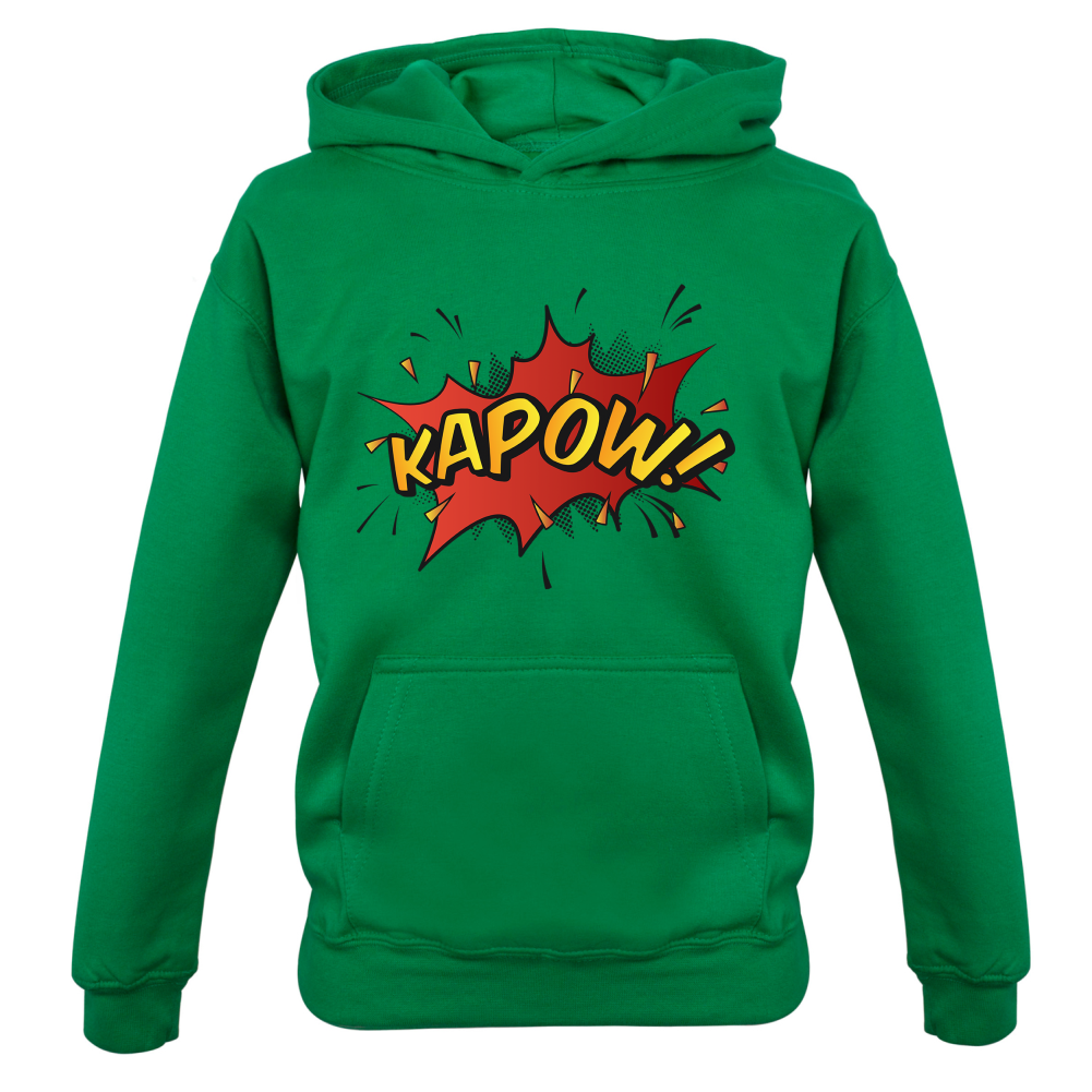 Kapow! Word Art Kids T Shirt