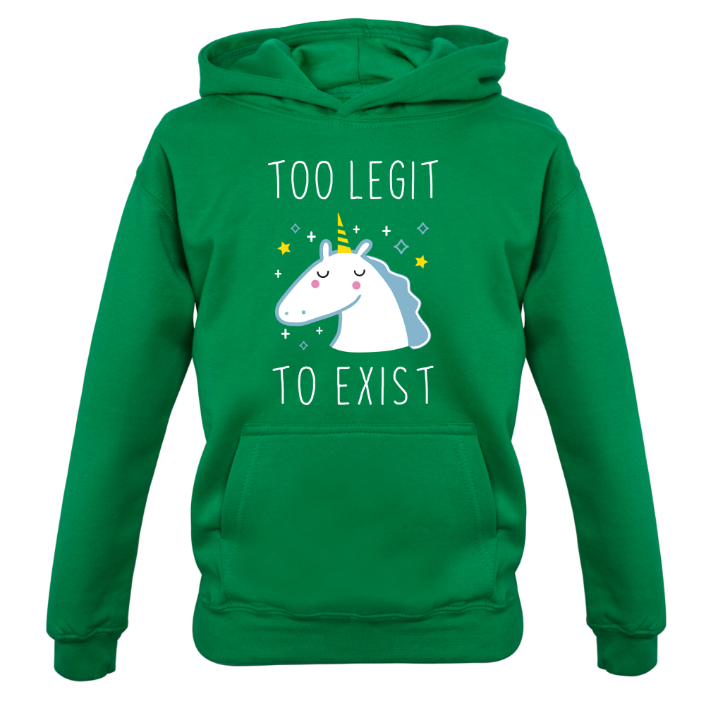 Too Legit To Exist Kids T Shirt