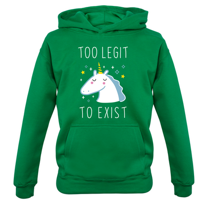 Too Legit To Exist Kids T Shirt
