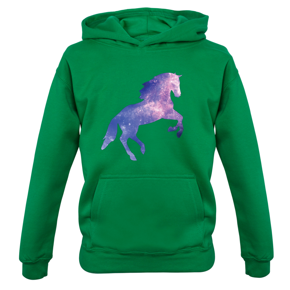 Galaxy Horse Kids T Shirt