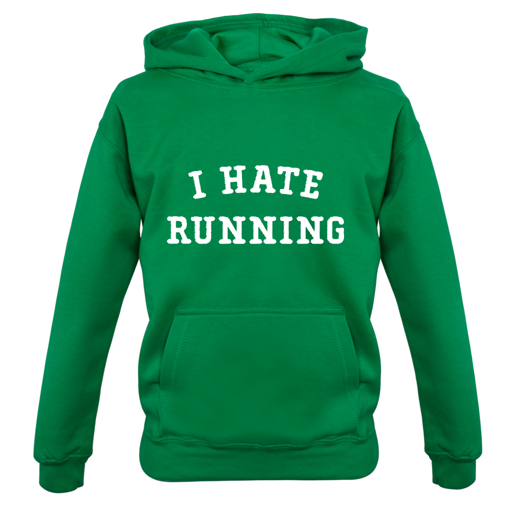 I Hate Running Kids T Shirt