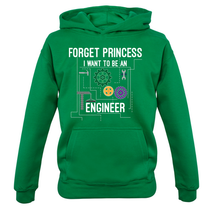 Forget Princess Engineer Kids T Shirt
