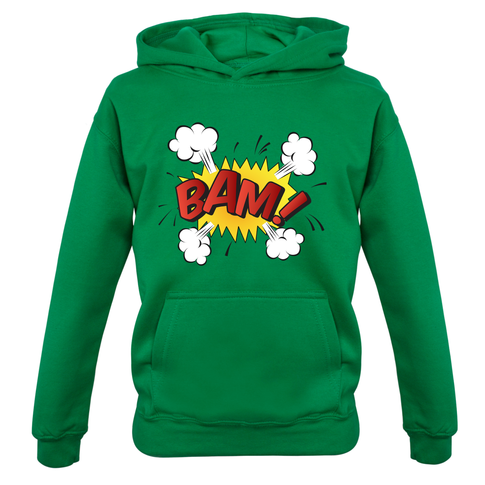 Bam! Word Art Kids T Shirt