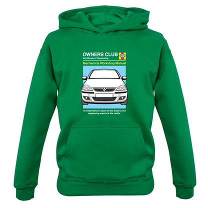 Car Owners Manual Corsa Kids T Shirt