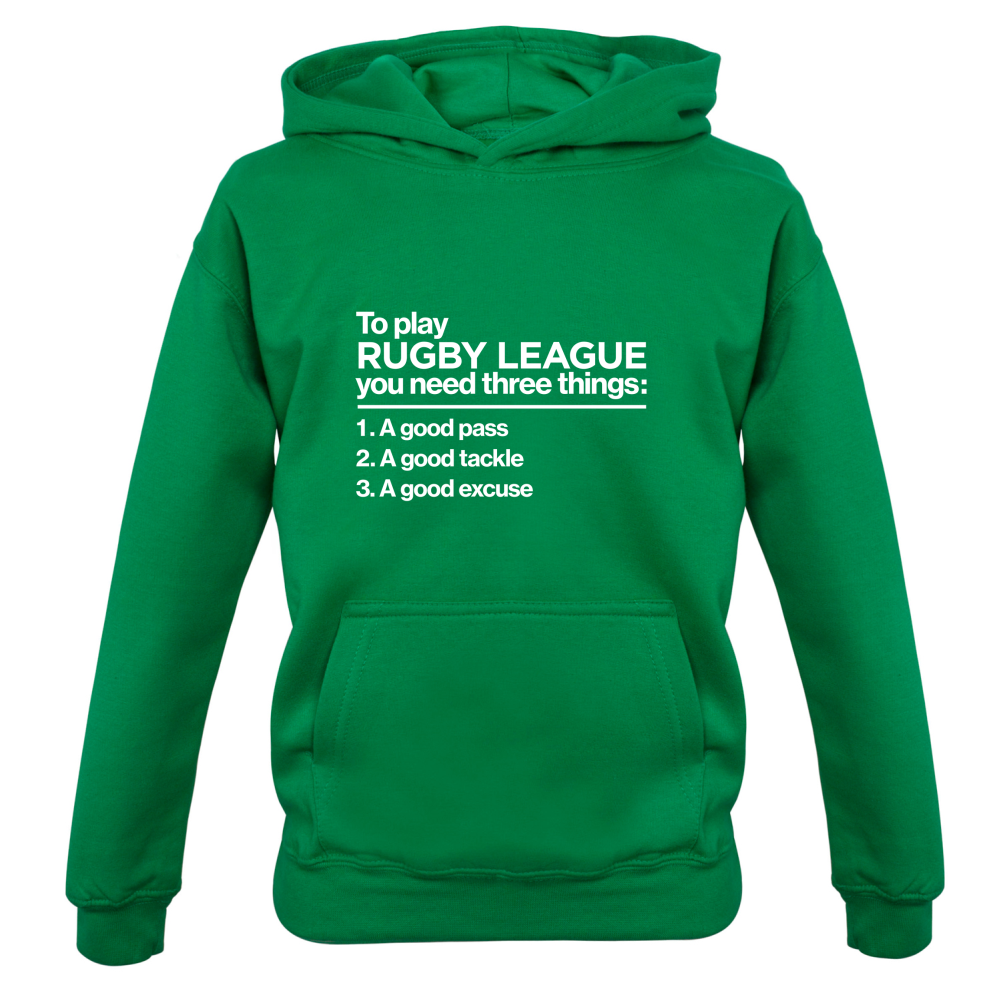 To Play Rugby League Kids T Shirt