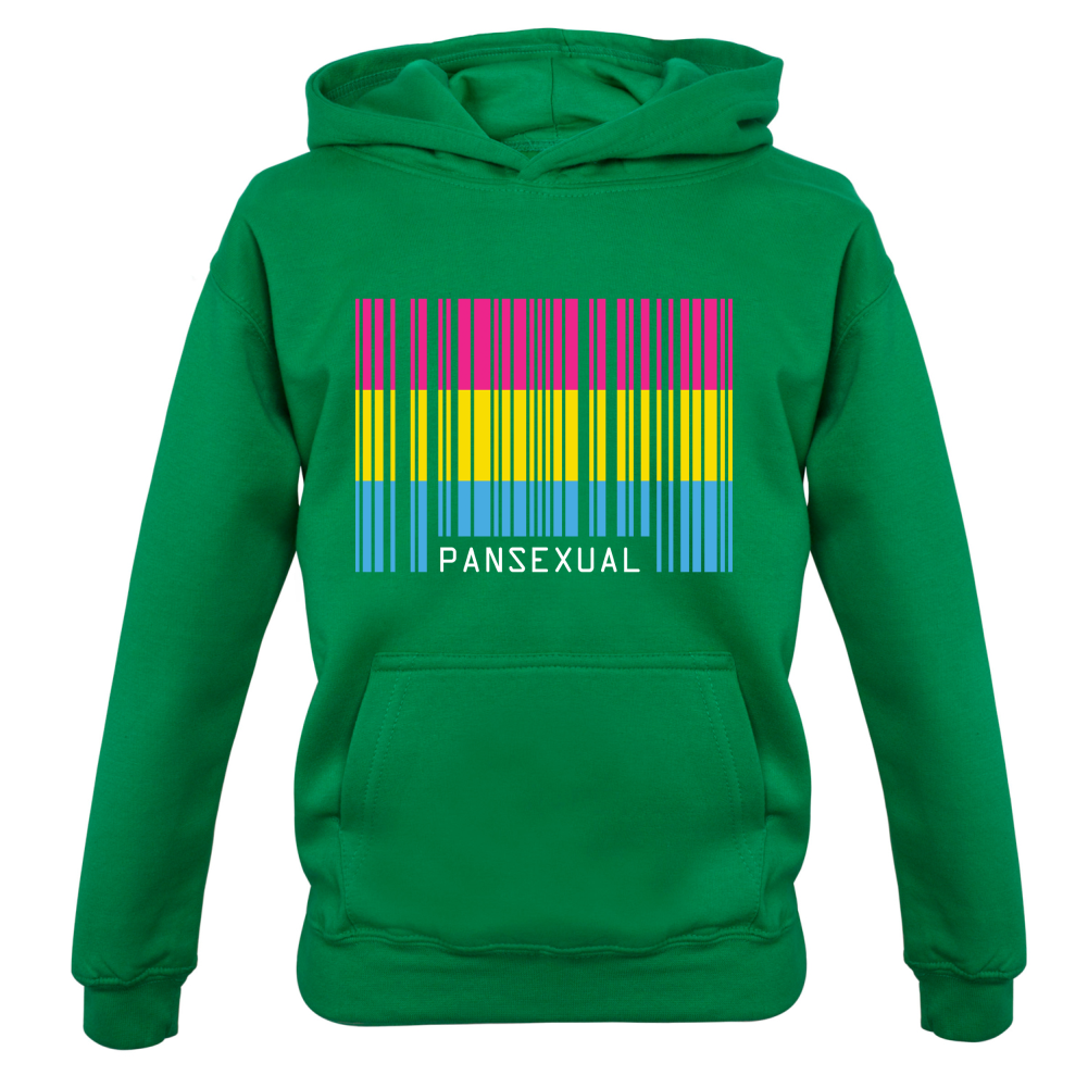 LGBT Barcode Flags - Pan Sexual Kids T Shirt