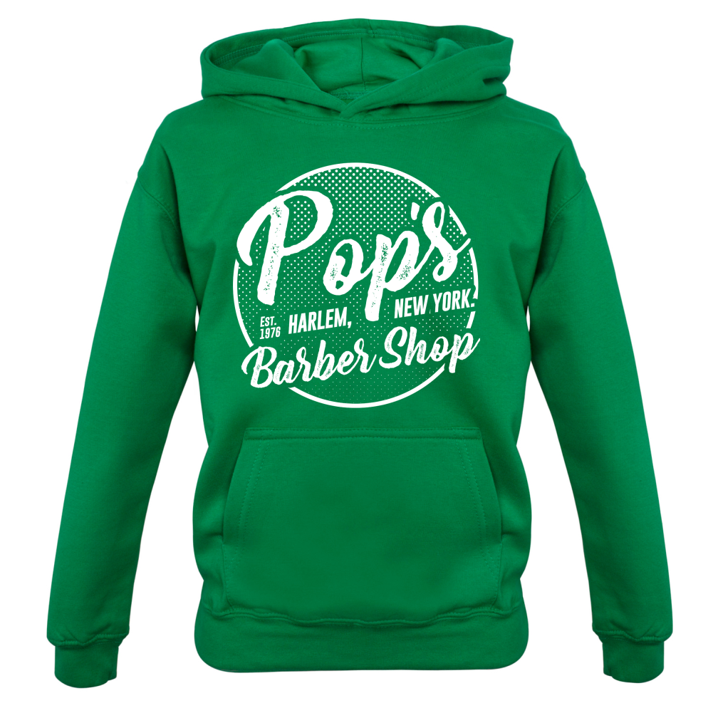 Pop's Barber Shop Kids T Shirt