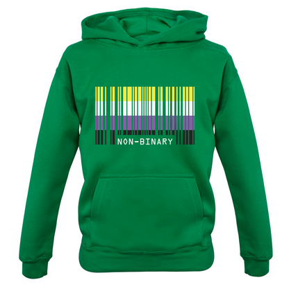 LGBT Barcode Flags - Nonbinary Kids T Shirt