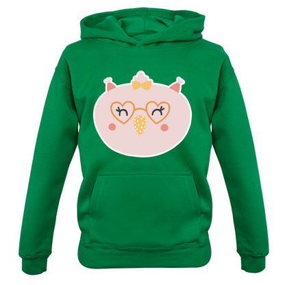 Smiley Face Chick Kids T Shirt