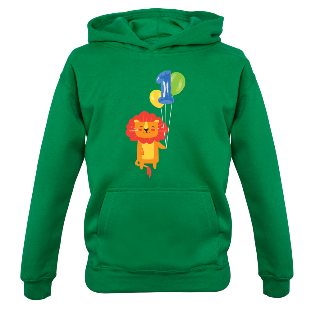 1st Birthday Lion Kids T Shirt