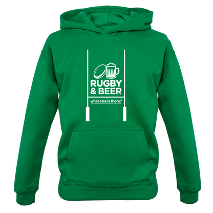 Rugby And Beer Kids T Shirt