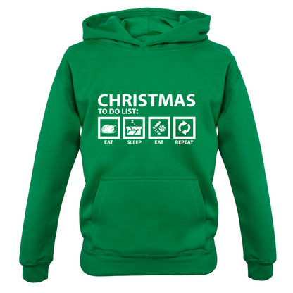 Christmas To Do List Kids T Shirt