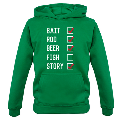 Fishing Checklist Kids T Shirt