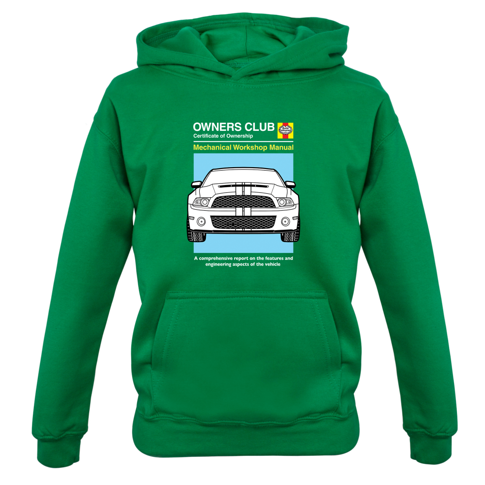 Car Owners Manual Mustang Mustang Kids T Shirt