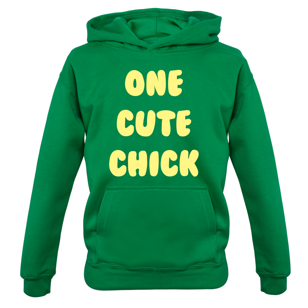 One Cute Chick  Kids T Shirt