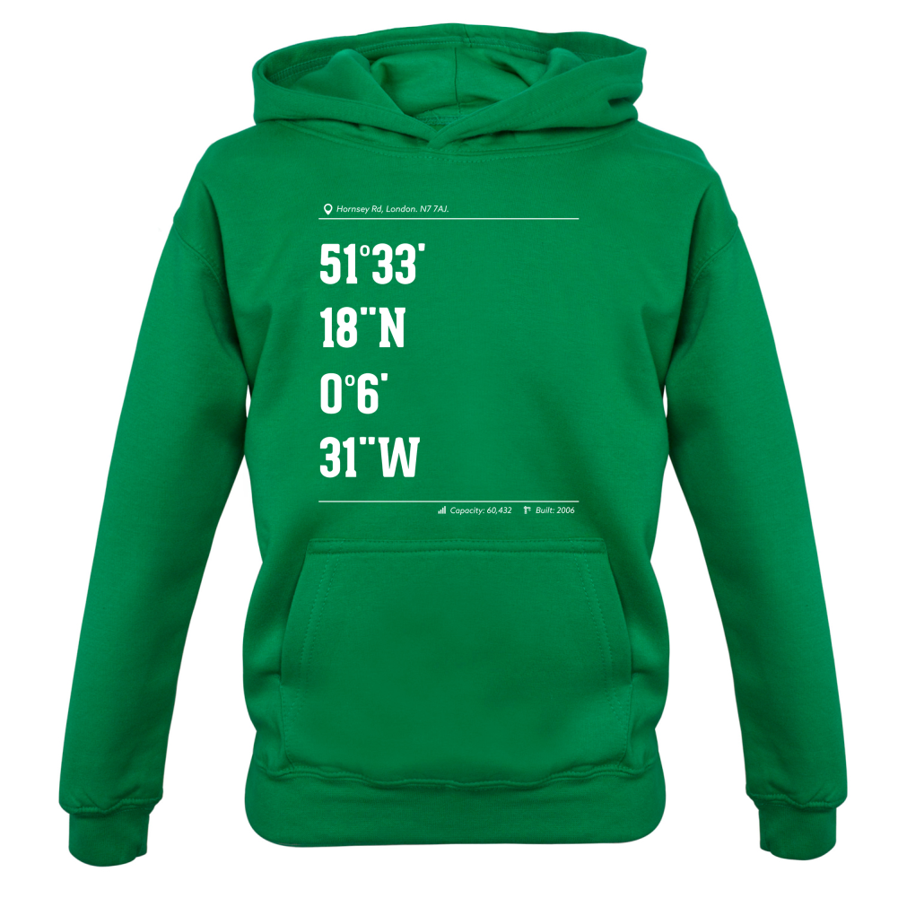 Stadium Coordinates Gunners Kids T Shirt