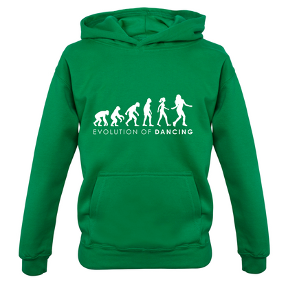 Evolution Of Woman Dancing  Kids T Shirt