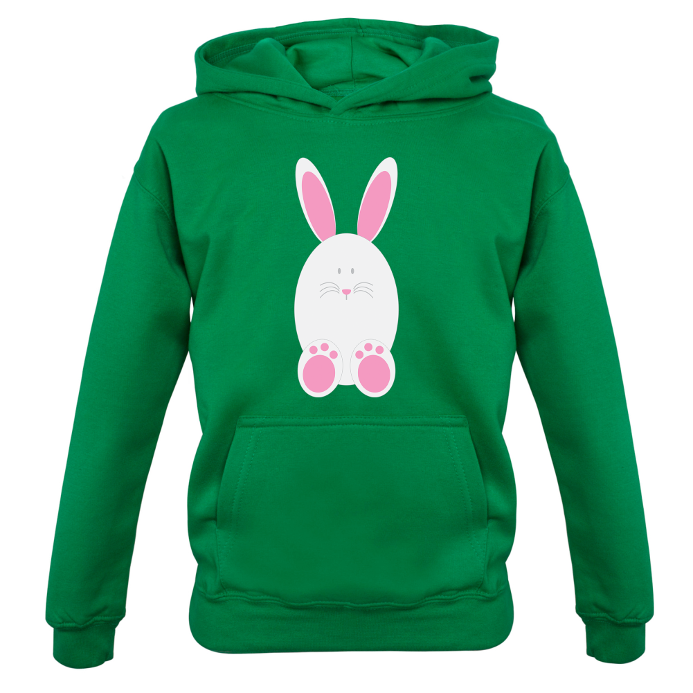 White Easter Bunny Kids T Shirt