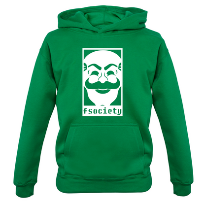 Fsociety Mask Kids T Shirt